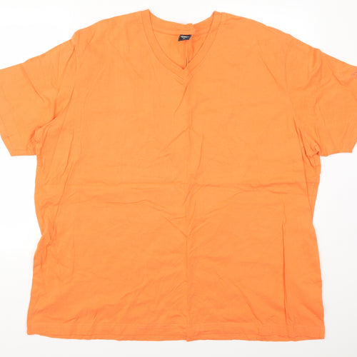 Cotton Traders Mens Orange    T-Shirt Size 4XL