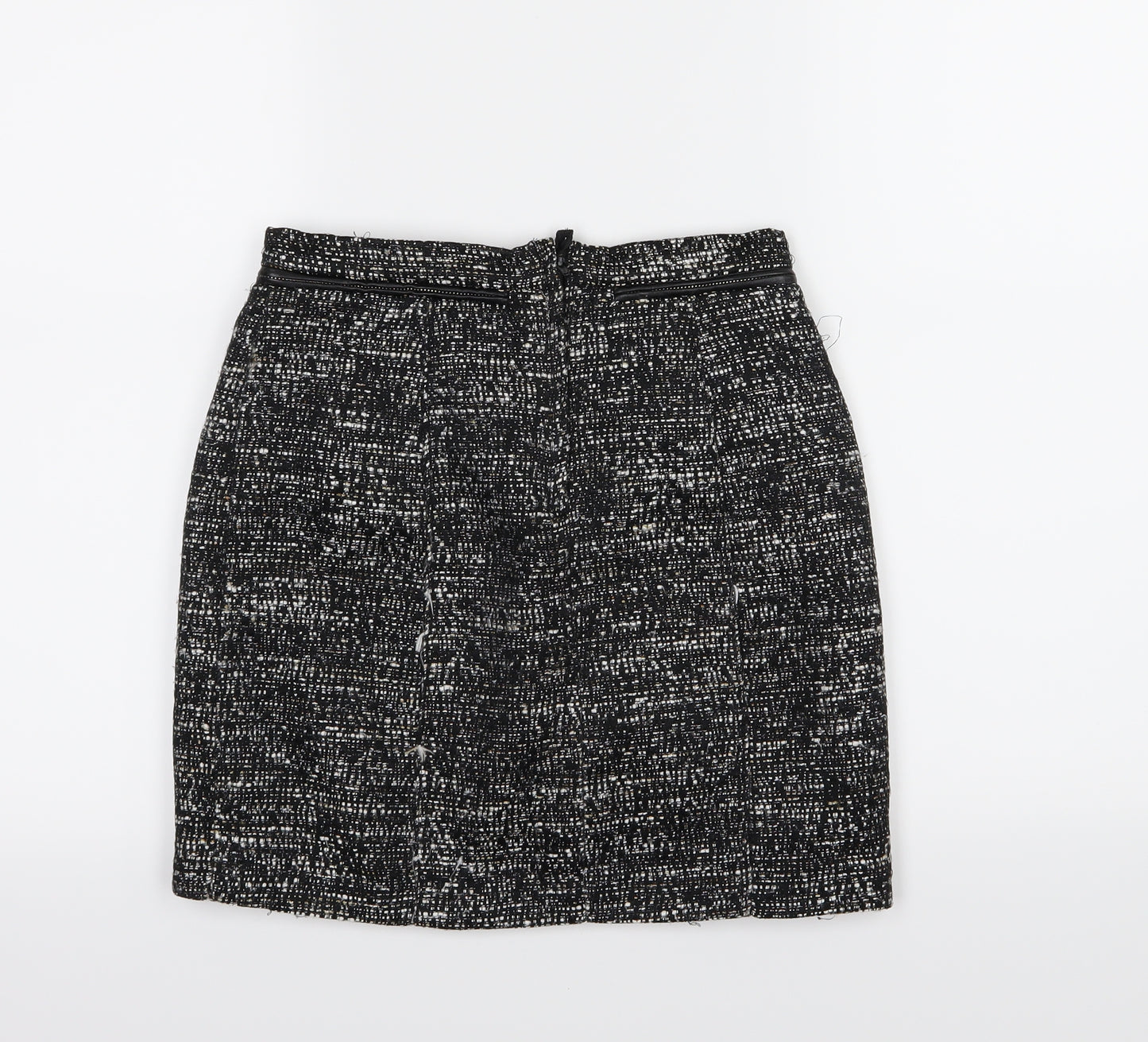 H&M Womens Grey  Knit A-Line Skirt Size 6