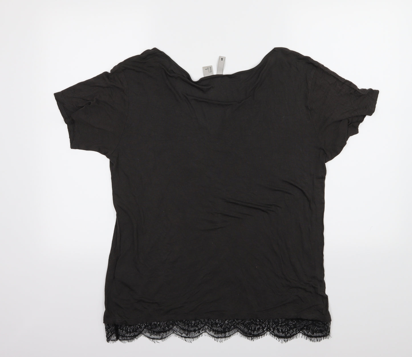 Divided by H&M Womens Grey  Jersey Basic T-Shirt Size S  - Oversized