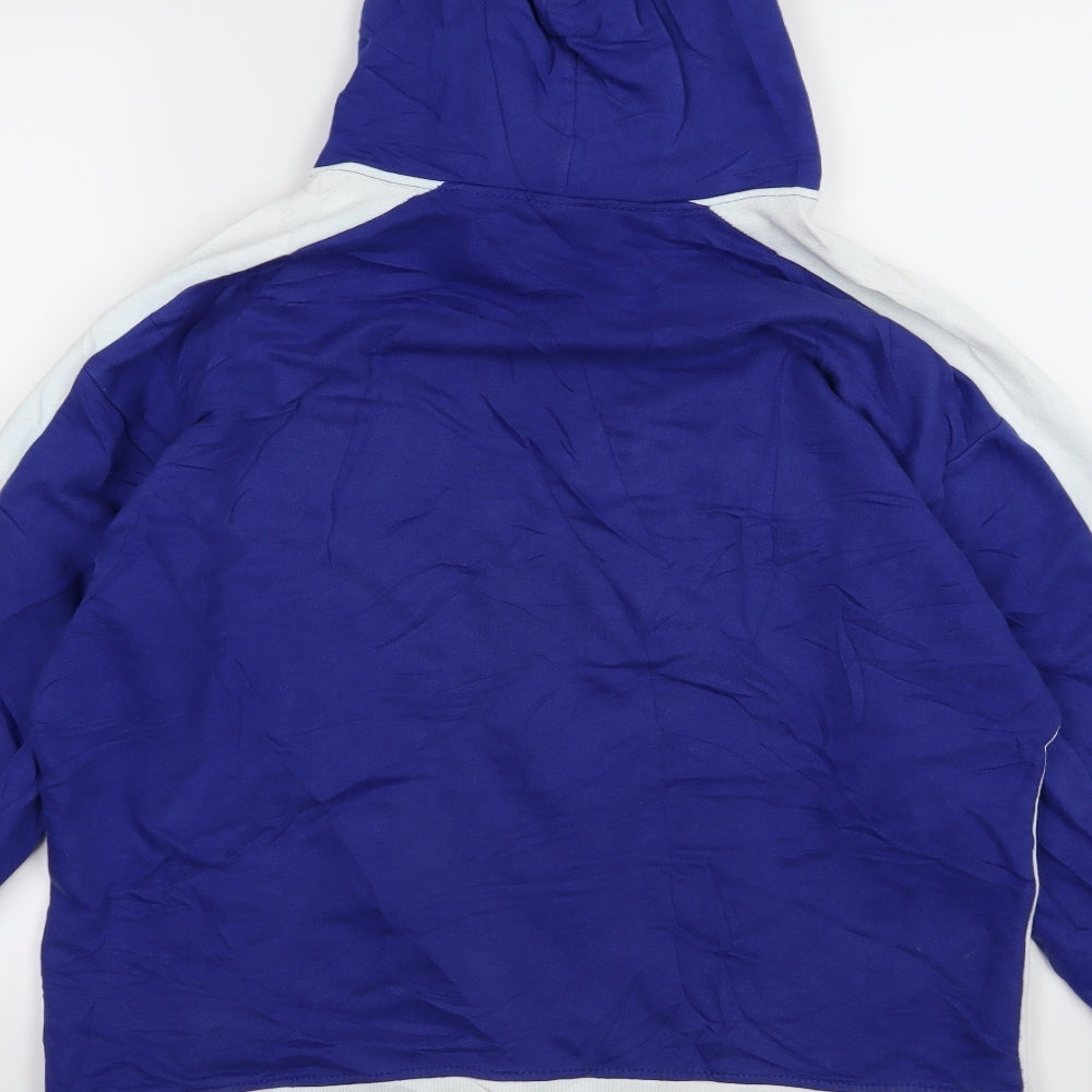 Toffs Mens Blue  Jersey Pullover Hoodie Size L  - Leicester City Football Club