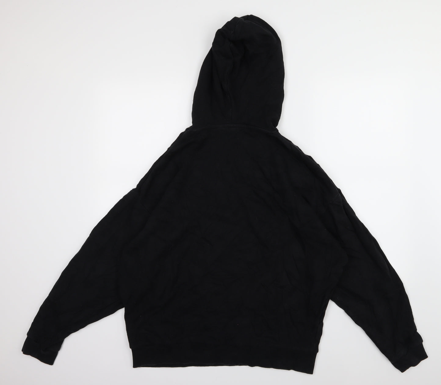 ASOS Mens Black  Jersey Pullover Hoodie Size S