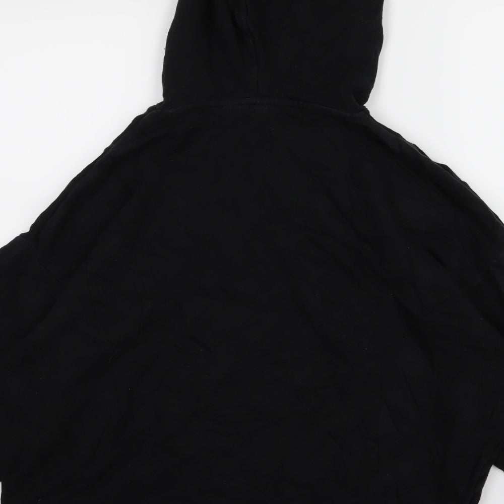 ASOS Mens Black  Jersey Pullover Hoodie Size S