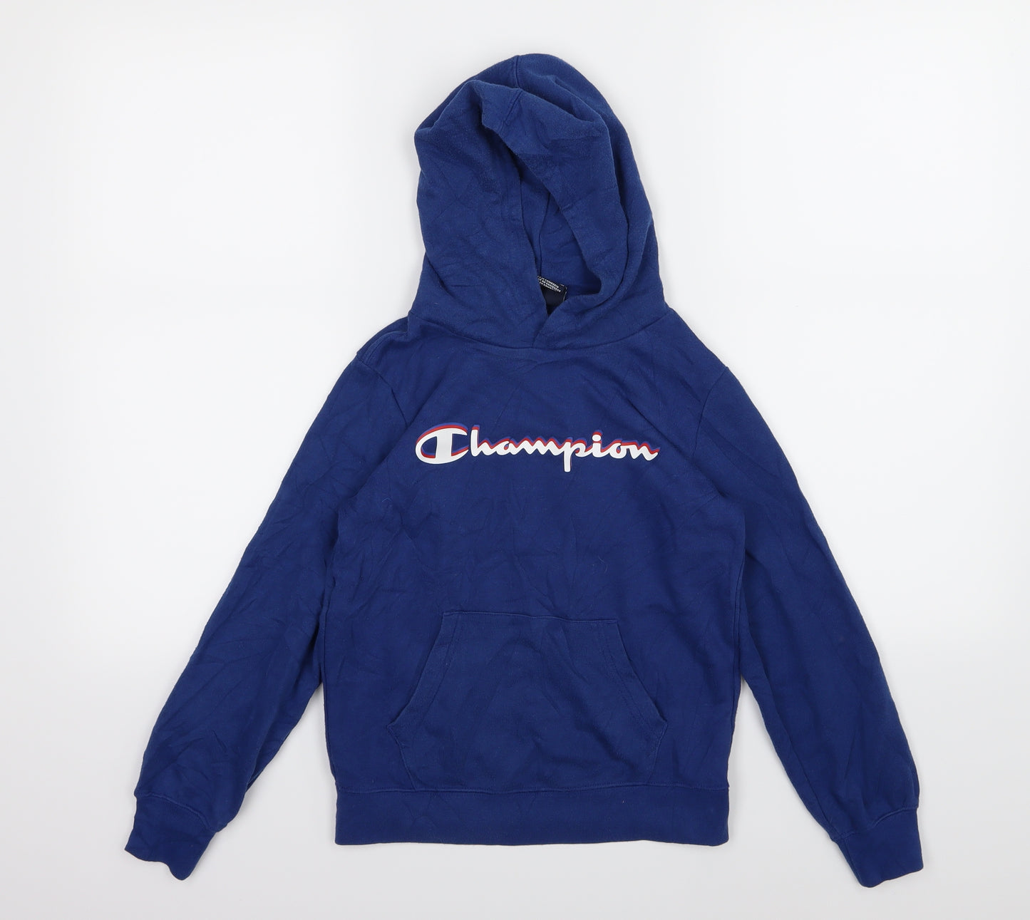 Champion Boys Blue  Jersey Pullover Hoodie Size 9-10 Years