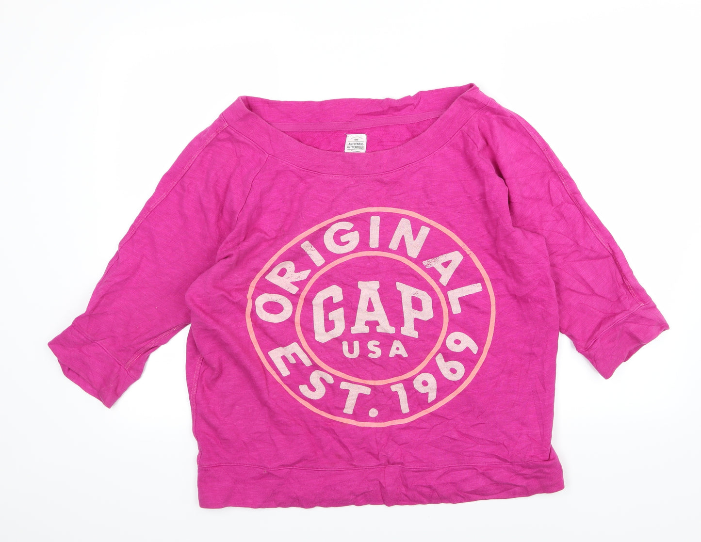 Gap Womens Purple  Jersey Pullover Sweatshirt Size M