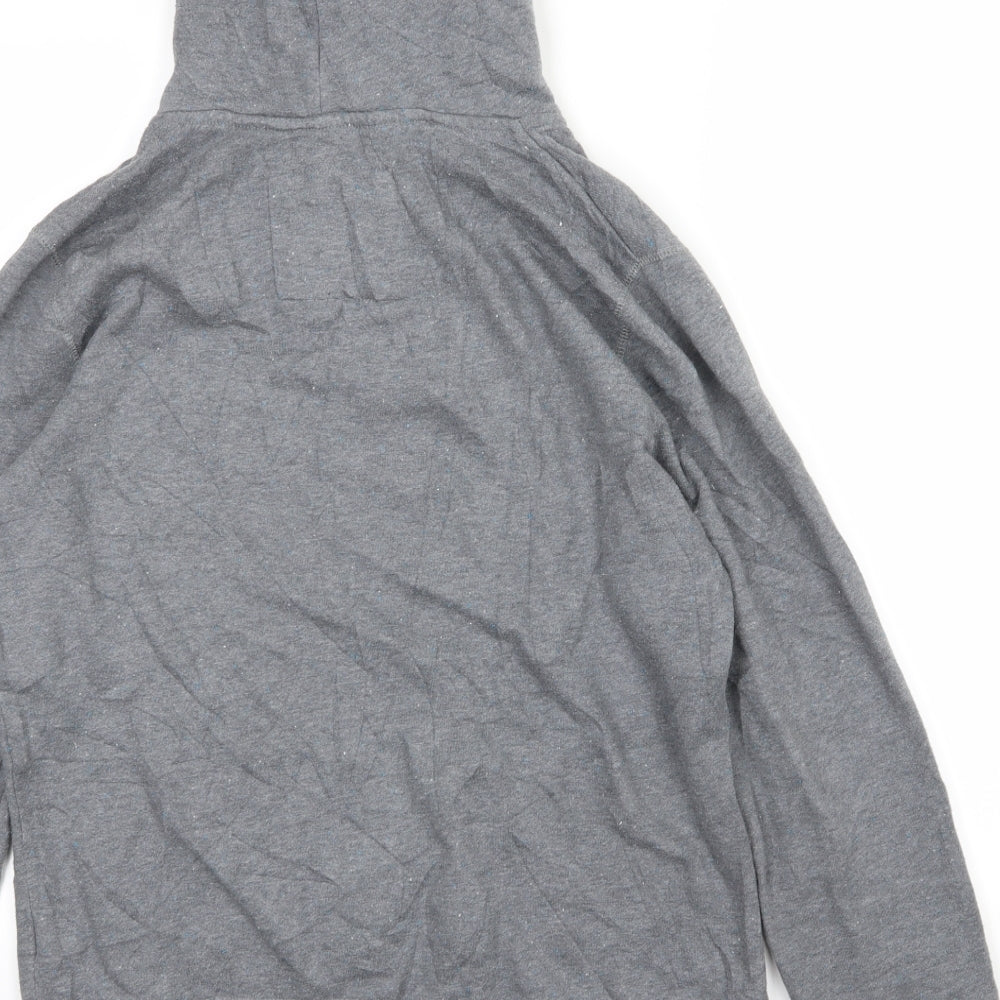 Saltrock Womens Grey  Jersey Pullover Hoodie Size 12