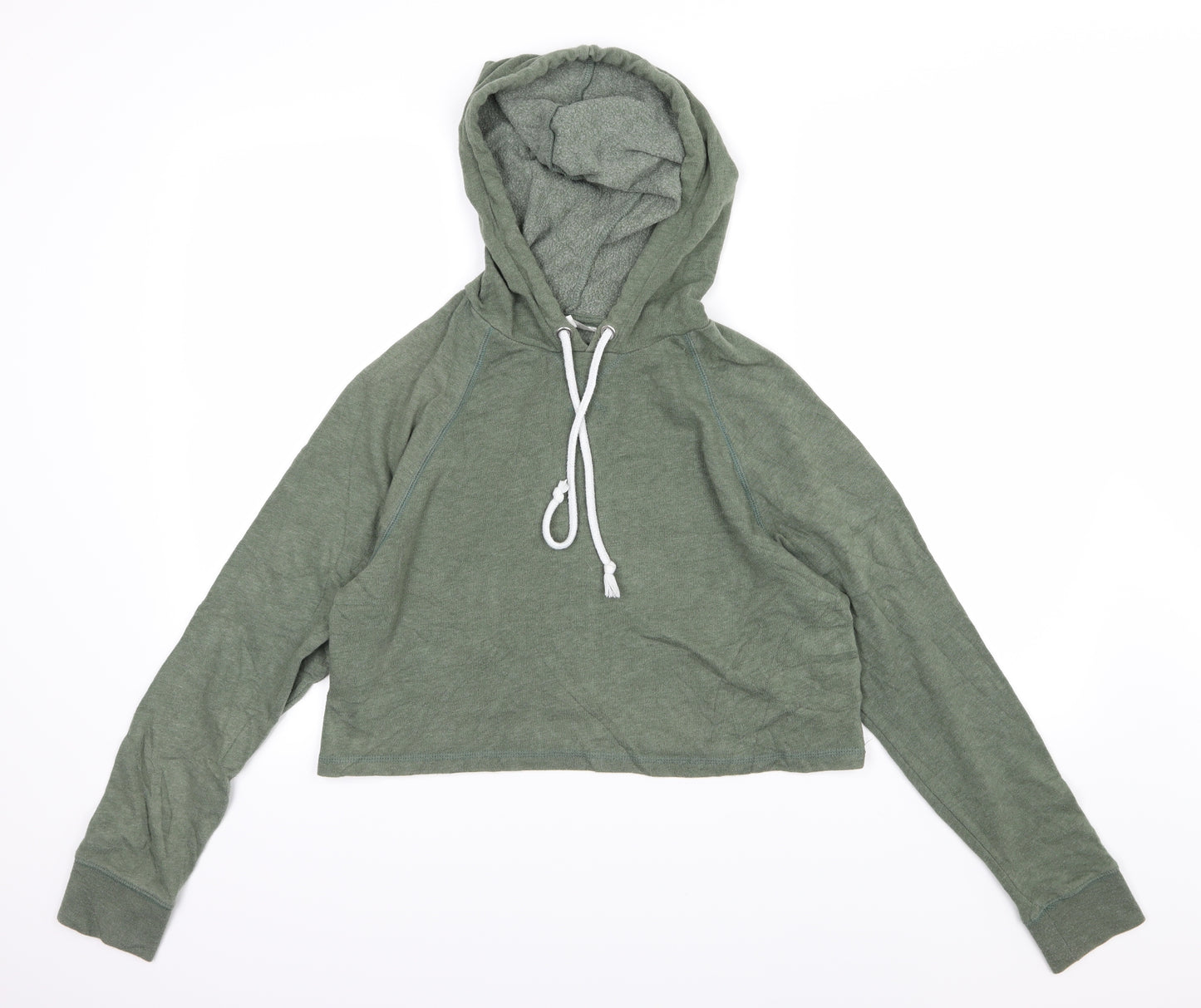 Divided by H&M Womens Green  Jersey Pullover Hoodie Size S