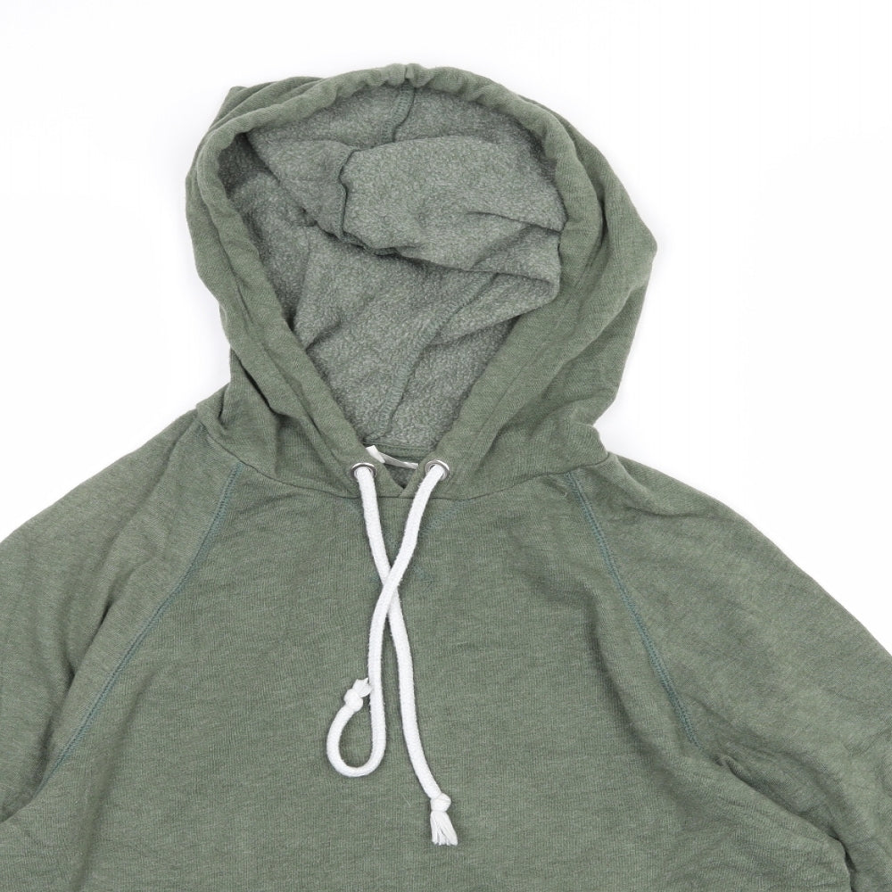 Divided by H&M Womens Green  Jersey Pullover Hoodie Size S