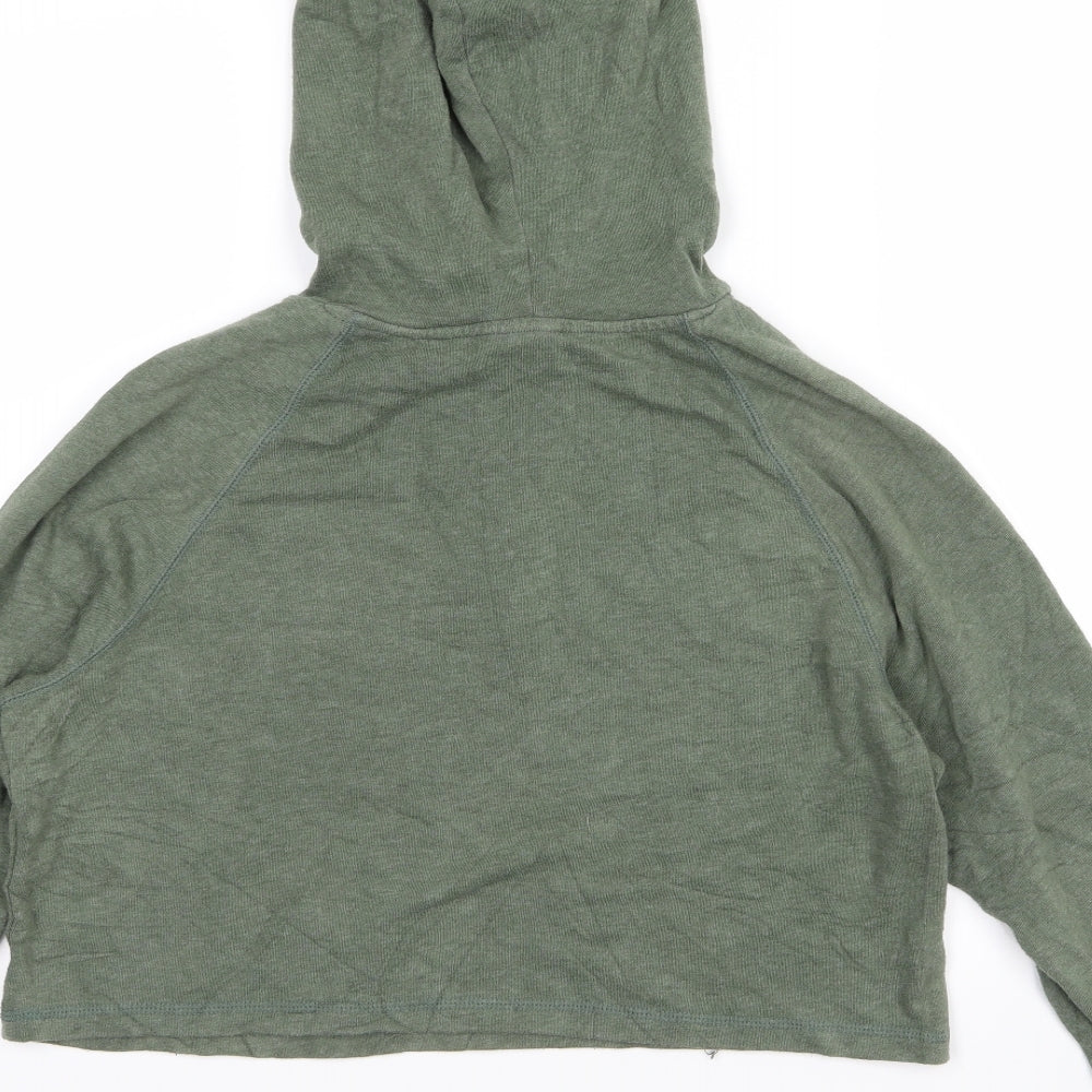 Divided by H&M Womens Green  Jersey Pullover Hoodie Size S