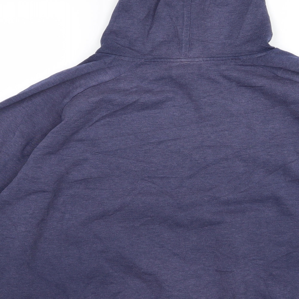 Umbro Mens Blue  Jersey Pullover Hoodie Size L