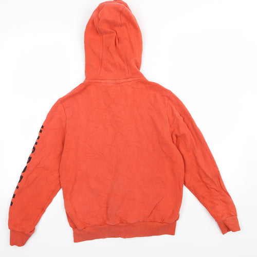 NEXT Boys Red  Jersey Full Zip Hoodie Size 11 Years  - Don't look back