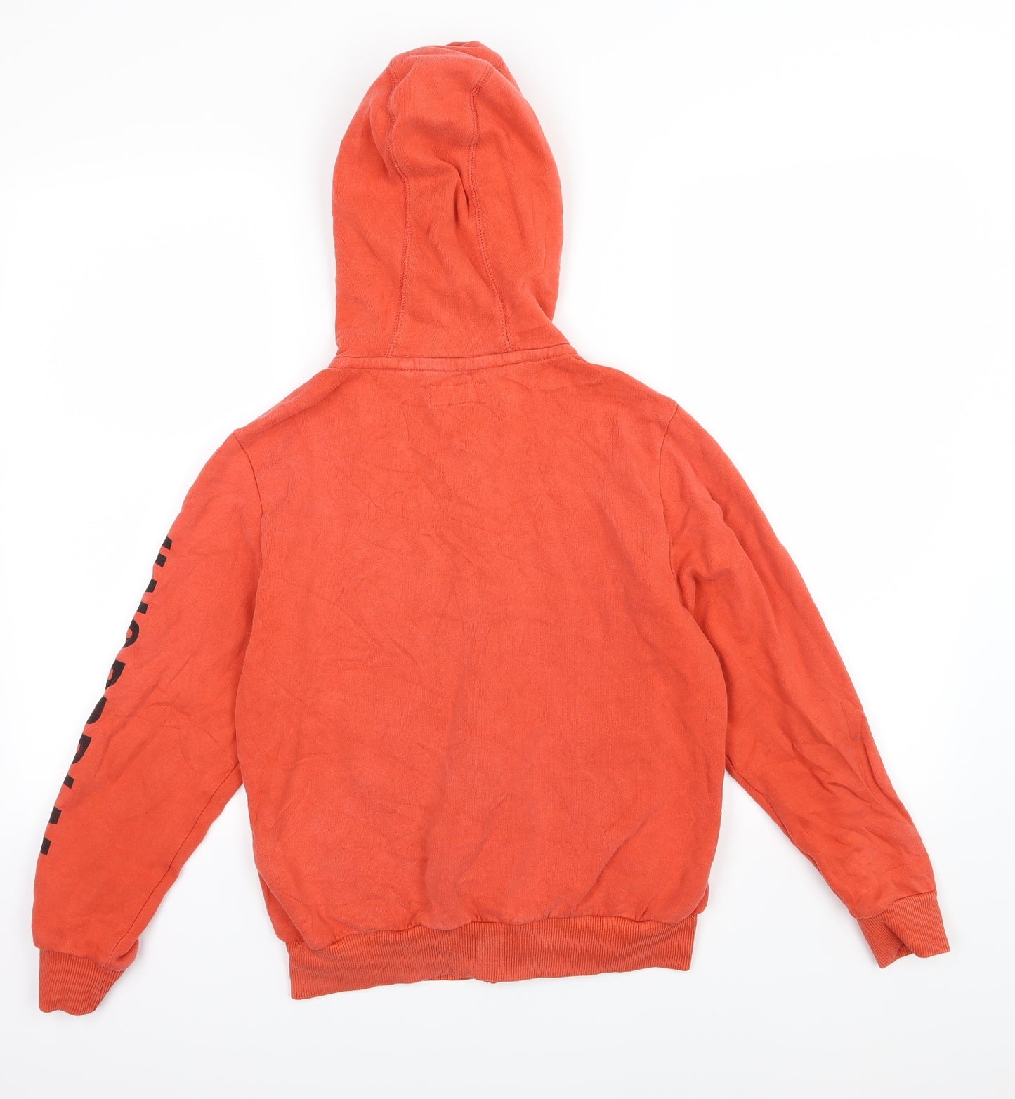 NEXT Boys Red  Jersey Full Zip Hoodie Size 11 Years  - Don't look back