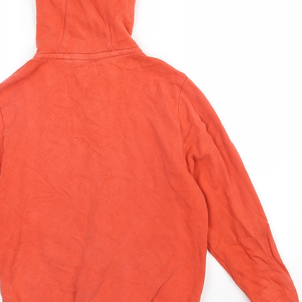 NEXT Boys Red  Jersey Full Zip Hoodie Size 11 Years  - Don't look back