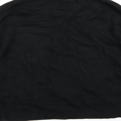 Weekday Womens Black  Jersey Pullover Sweatshirt Size S
