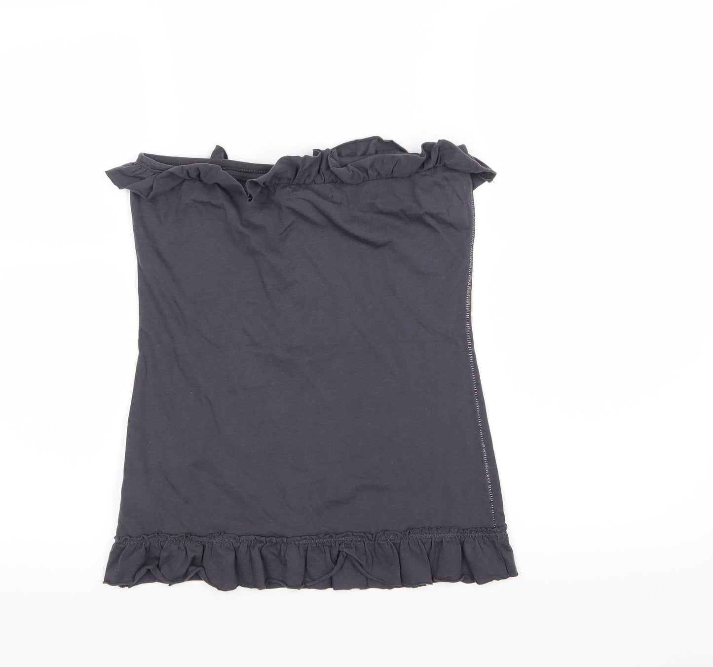 River Island Womens Grey  Jersey Basic T-Shirt Size 8