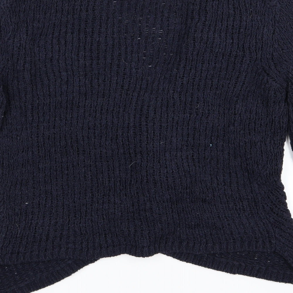 Per Una Womens Blue  Knit Cardigan Jumper Size S