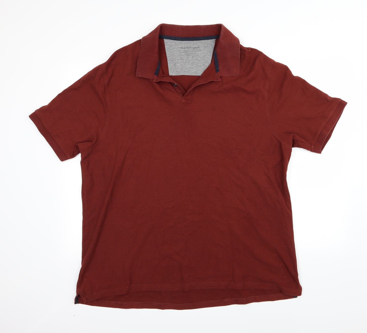 Marks and Spencer Mens Brown    Polo Size 2XL