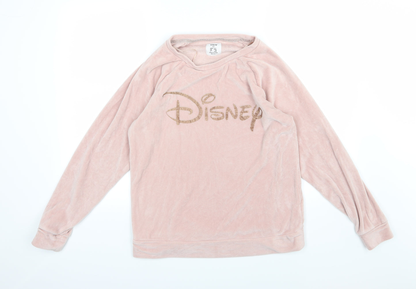 Primark Womens Pink  Fleece Top Pyjama Top Size S  - Disney
