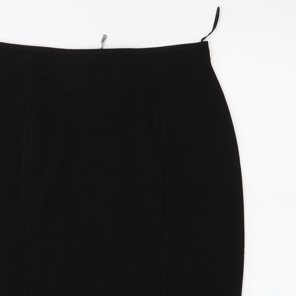 Marks and Spencer Womens Black   Straight & Pencil Skirt Size 12
