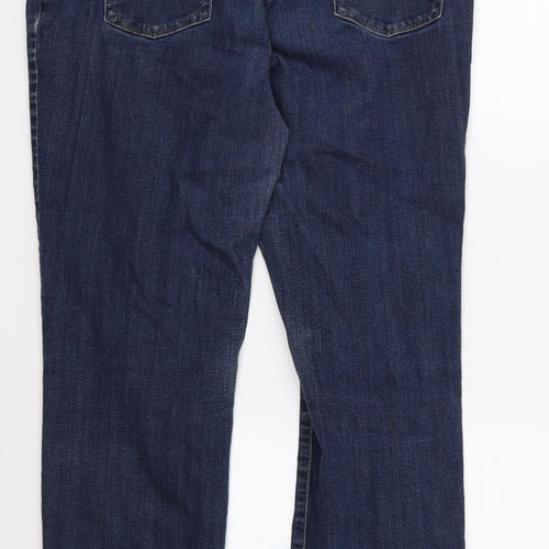 TU Womens Black  Denim Straight Jeans Size 18 L28 in
