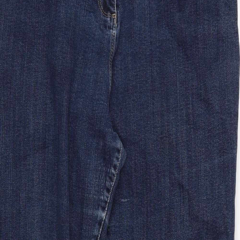 TU Womens Black  Denim Straight Jeans Size 18 L28 in