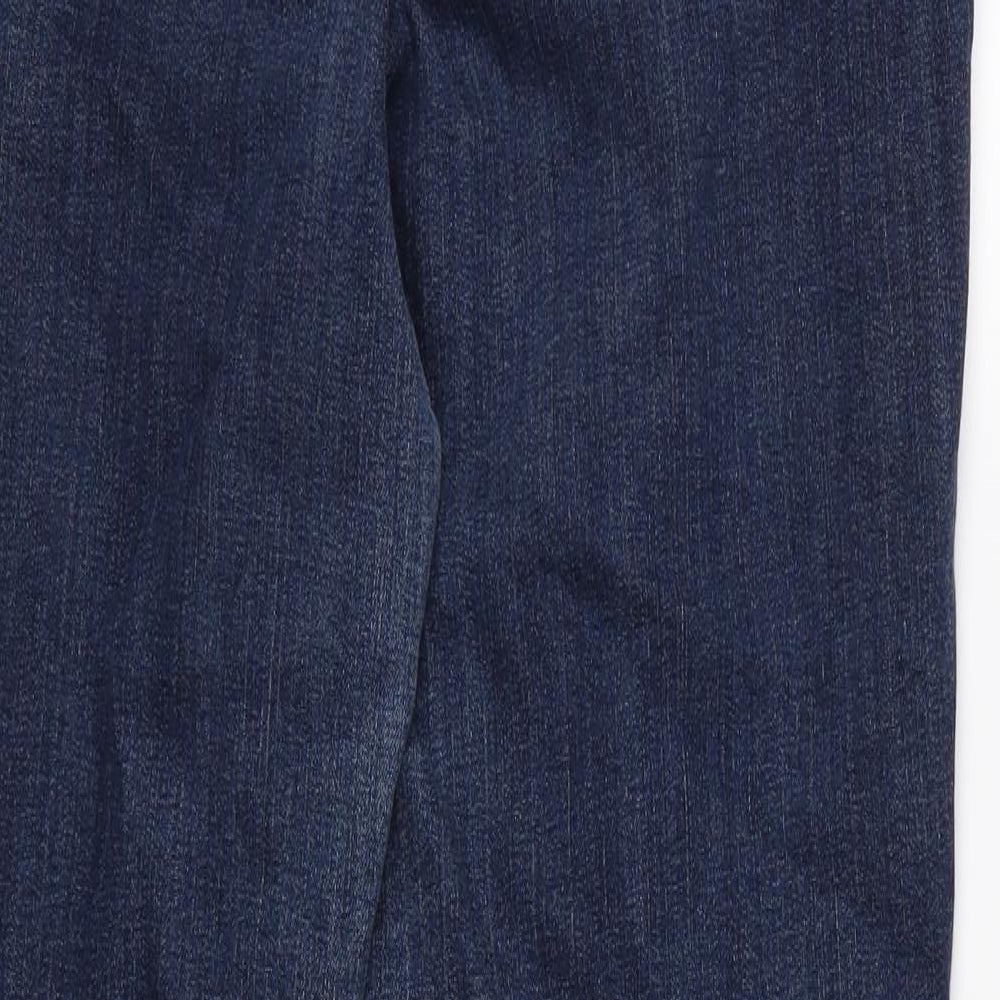 TU Womens Black  Denim Straight Jeans Size 18 L28 in