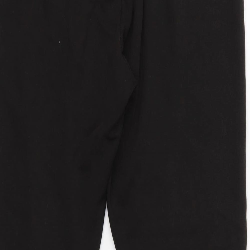 TU Womens Black  Jersey Cropped Leggings Size 20 L25 in