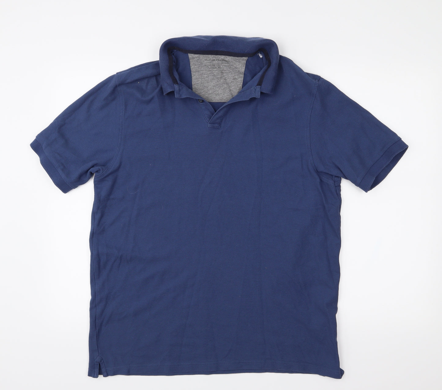 Marks and Spencer Mens Blue    Polo Size L