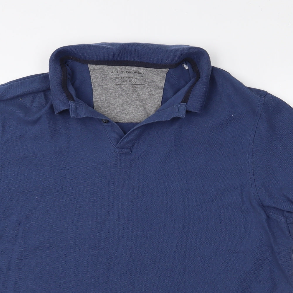 Marks and Spencer Mens Blue    Polo Size L
