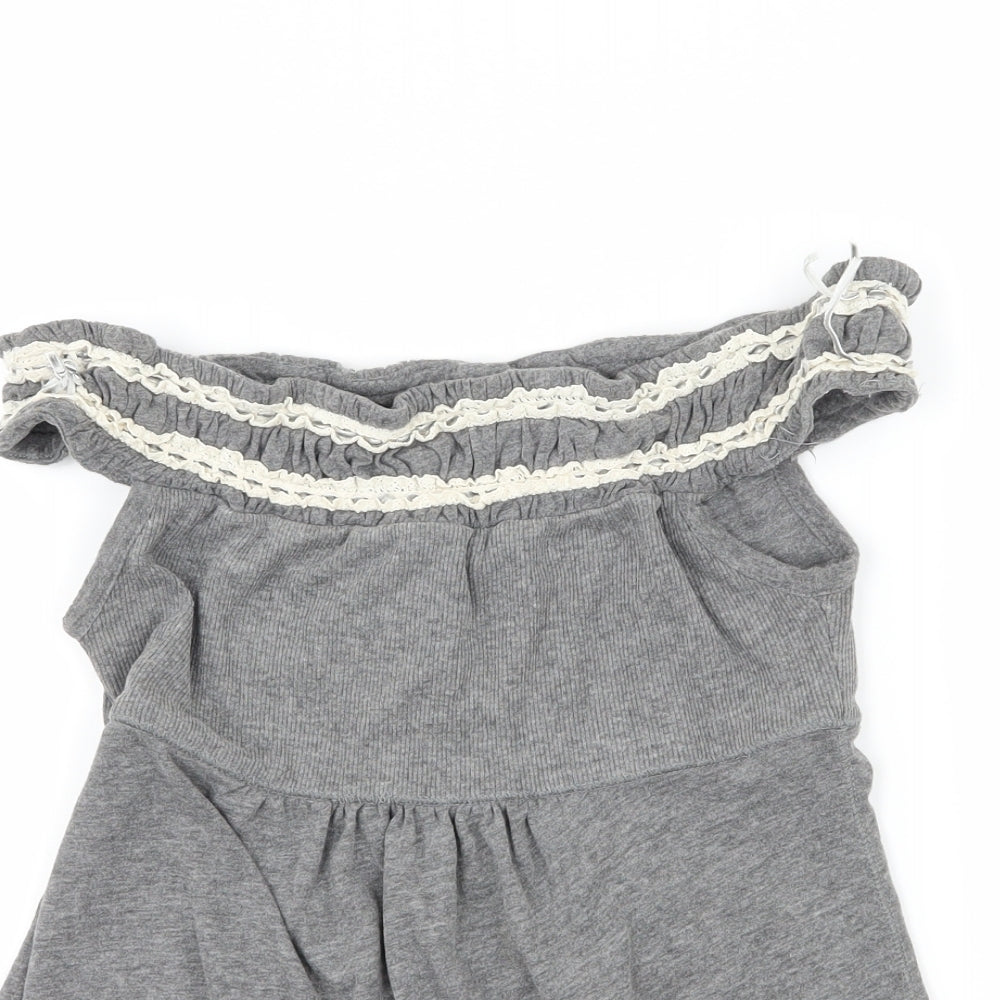 Superdry Womens Grey  Jersey Camisole Tank Size XS