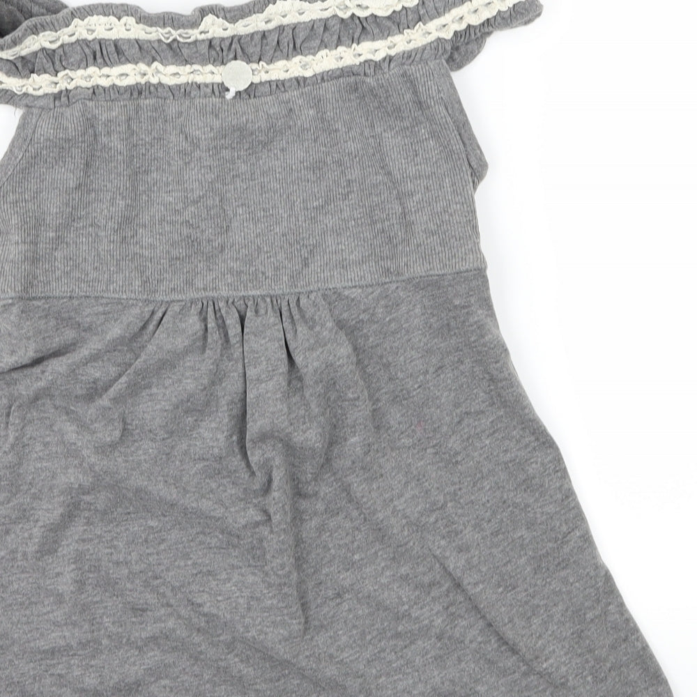 Superdry Womens Grey  Jersey Camisole Tank Size XS