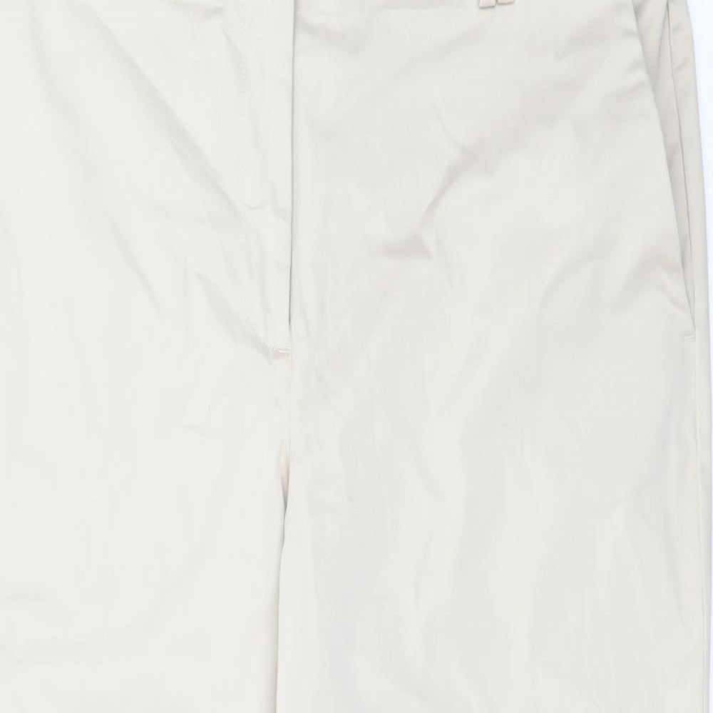 Marks and Spencer Womens Ivory   Trousers  Size 18 L27 in