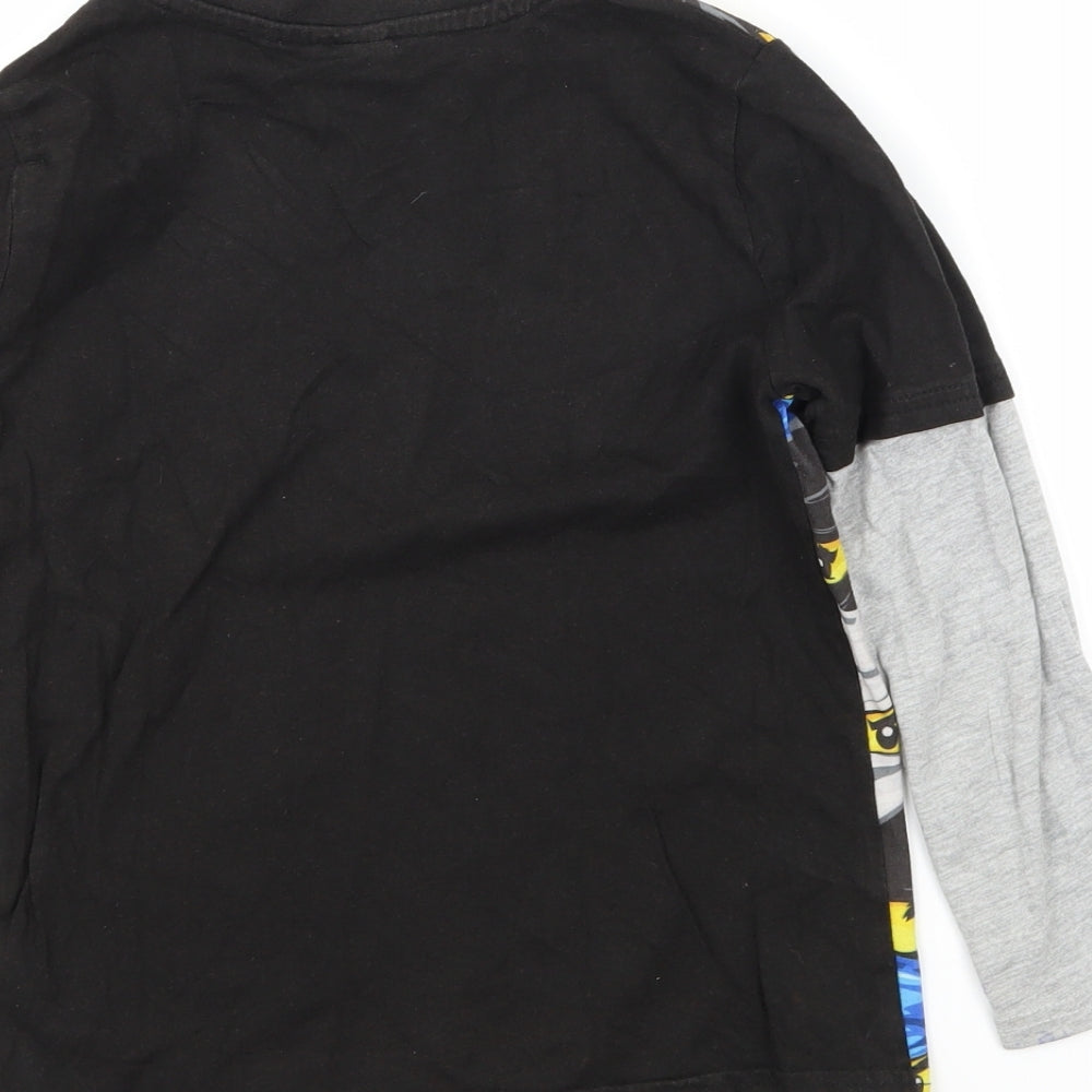 Rebel Boys Multicoloured Geometric Jersey Basic T-Shirt Size 6-7 Years  - Lego Ninja