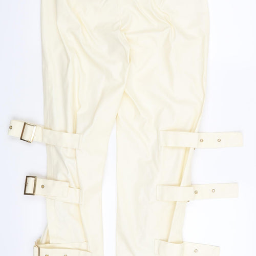 Pretty Little Thing Womens Beige   Trousers  Size 10 L29 in
