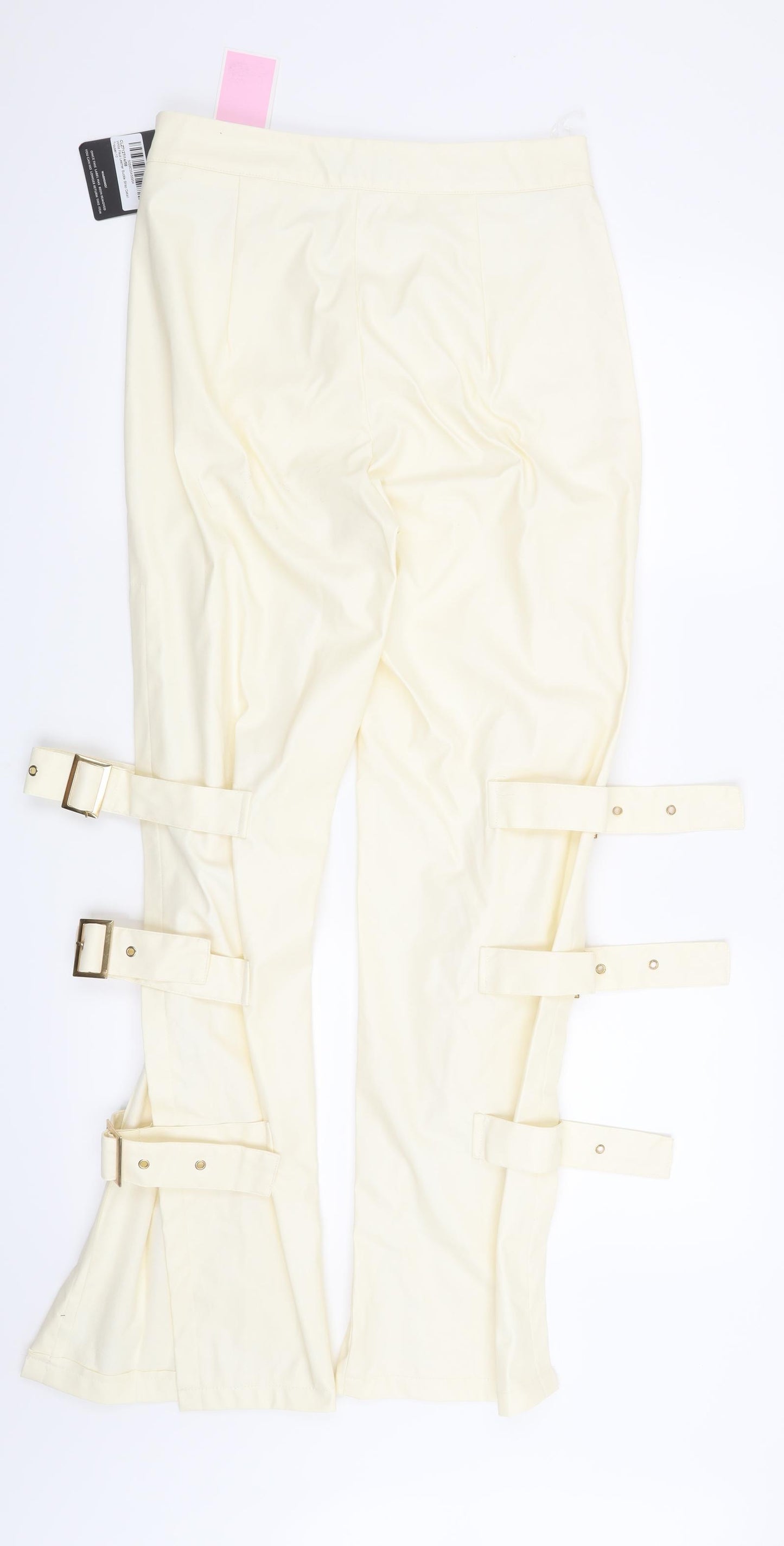 Pretty Little Thing Womens Beige   Trousers  Size 10 L29 in