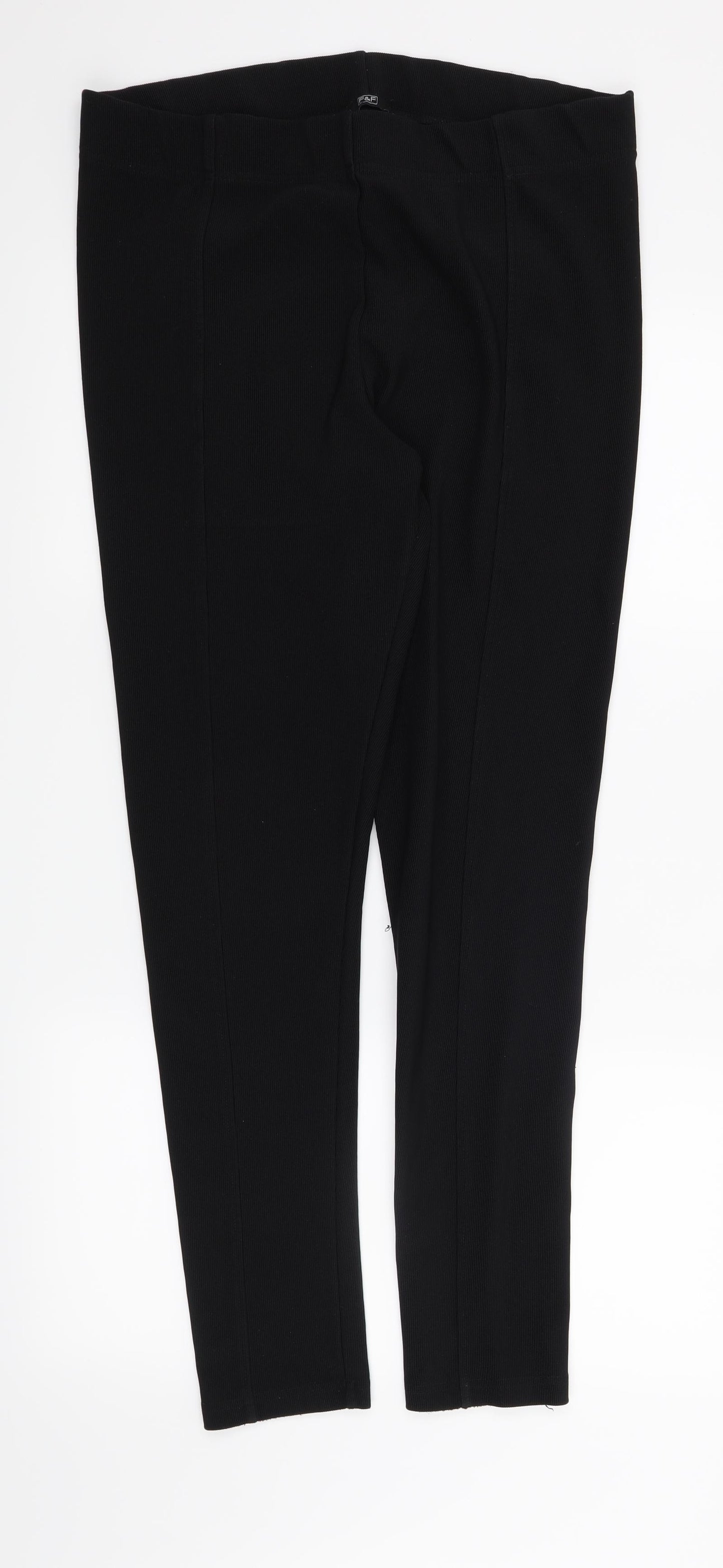 F&F Womens Black   Trousers  Size 18 L29 in