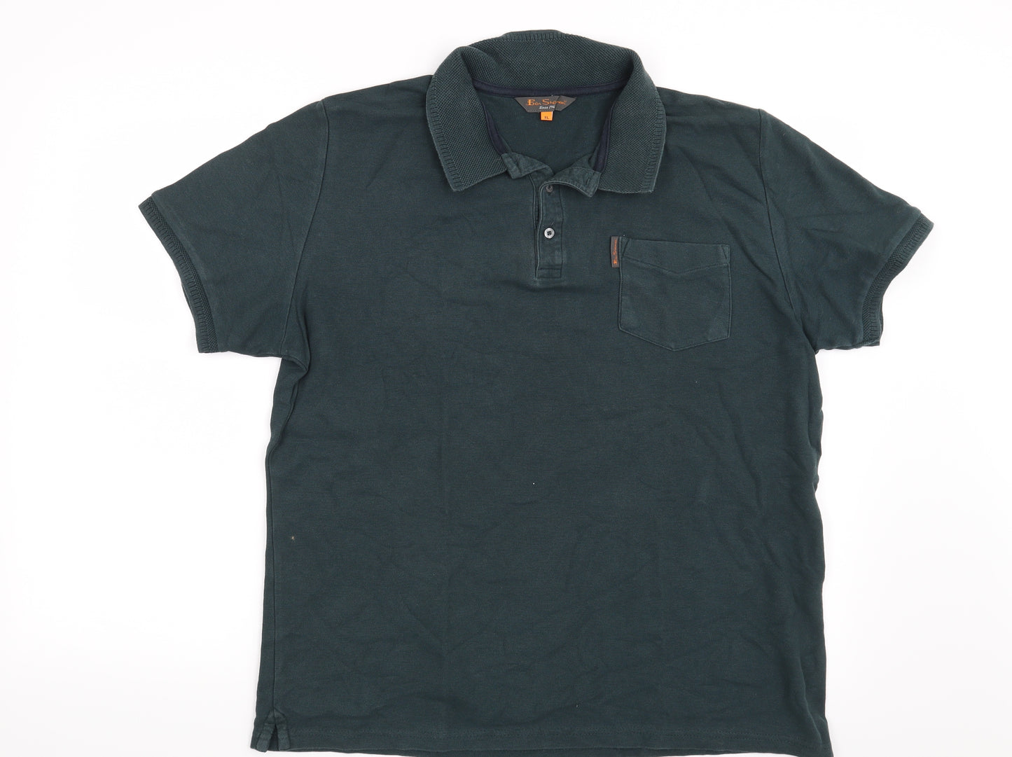 Ben Sherman Mens Green    Polo Size XL
