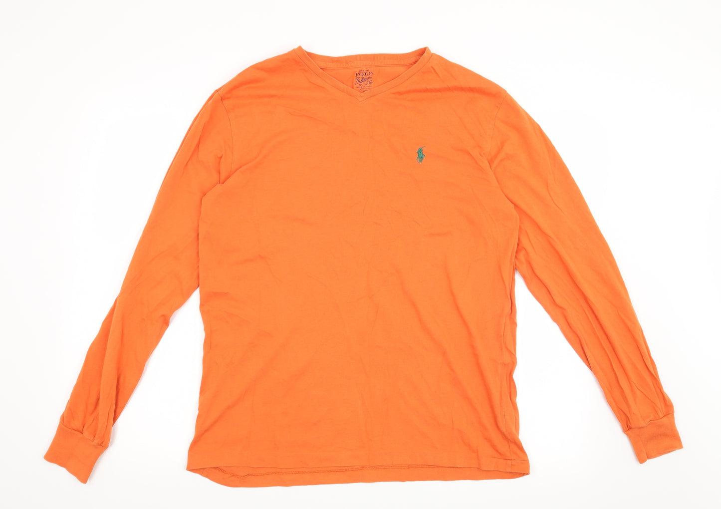 Polo Ralph Lauren Mens Orange    T-Shirt Size M