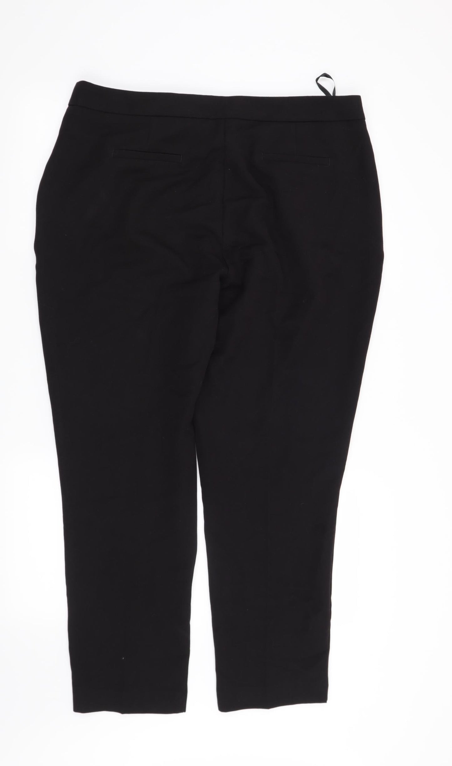 F&F Womens Black   Trousers  Size 16 L28 in