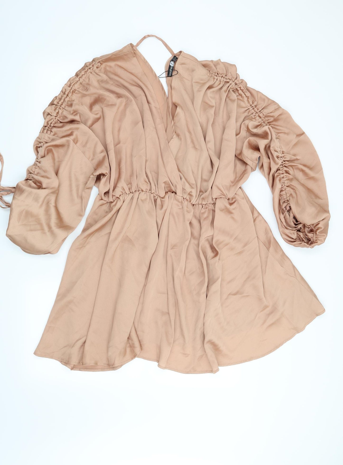 Boohoo Womens Pink   Shirt Dress  Size 14