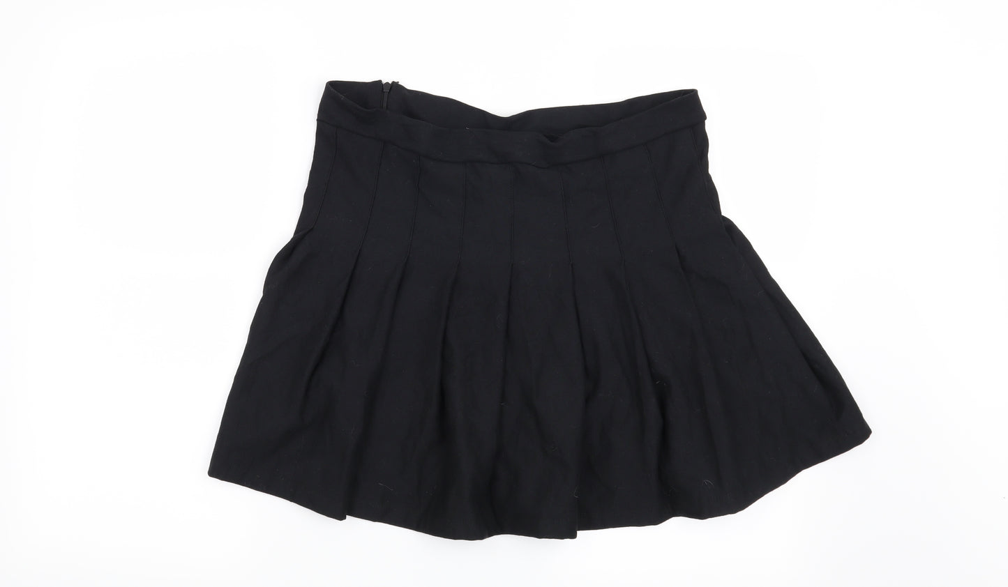 Boohoo Womens Black   Pleated Skirt Size 16