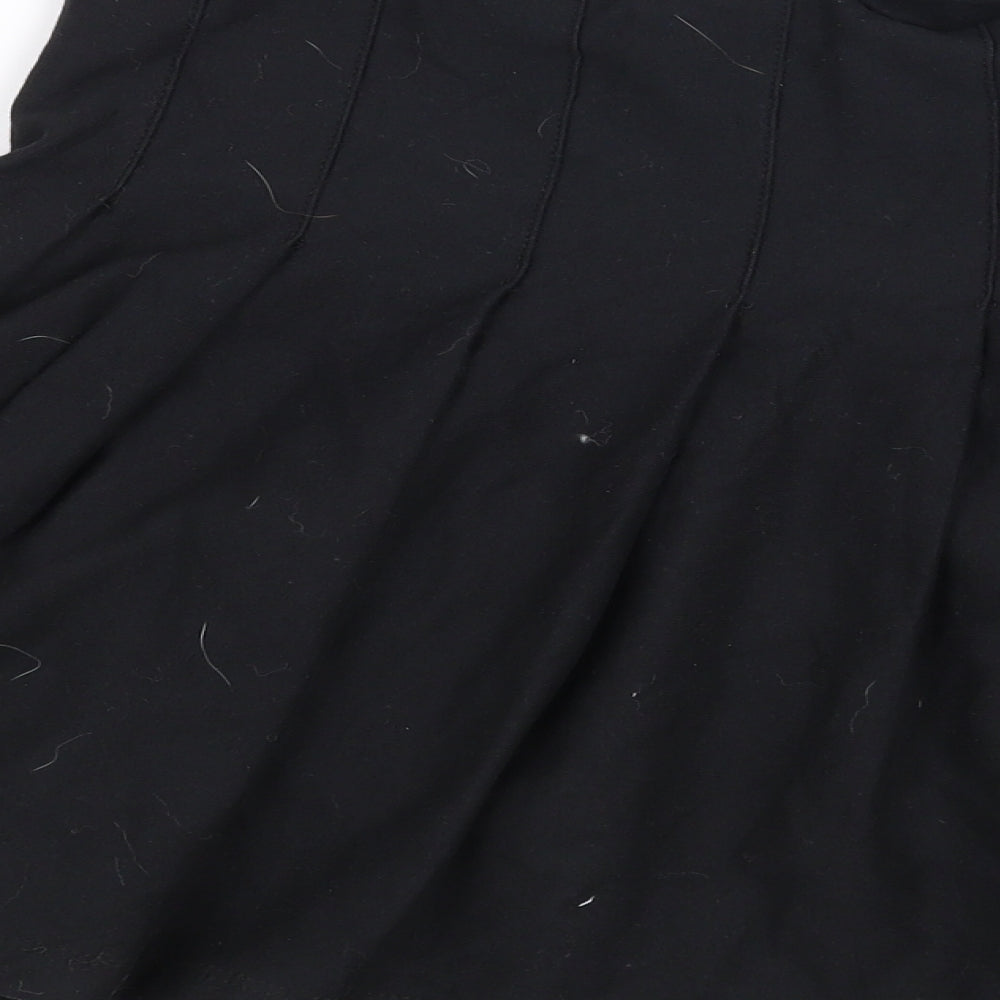 Boohoo Womens Black   Pleated Skirt Size 16