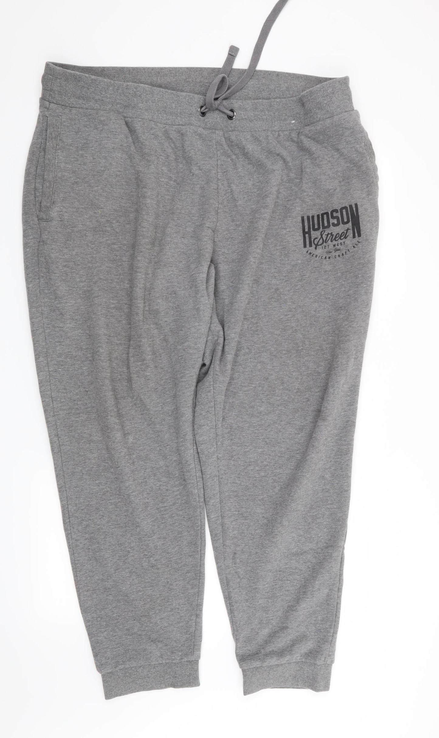 TU Mens Grey   Sweatpants Trousers Size L L28 in