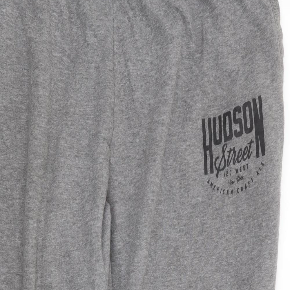 TU Mens Grey   Sweatpants Trousers Size L L28 in