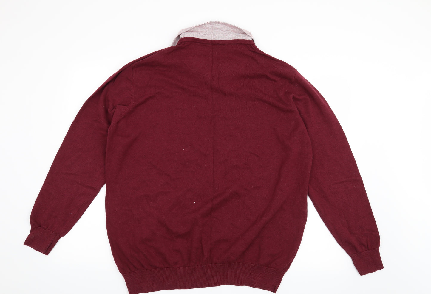 George Mens Red   Pullover Jumper Size 2XL