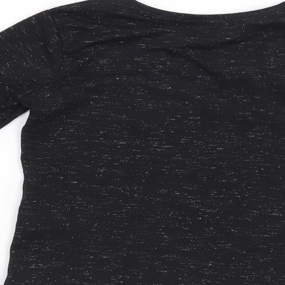 Primark Girls Black   Basic T-Shirt Size 2-3 Years