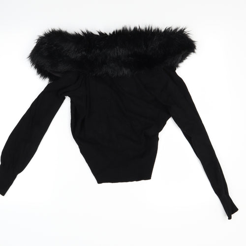 Jane Norman Womens Black   Cardigan Jumper Size 12