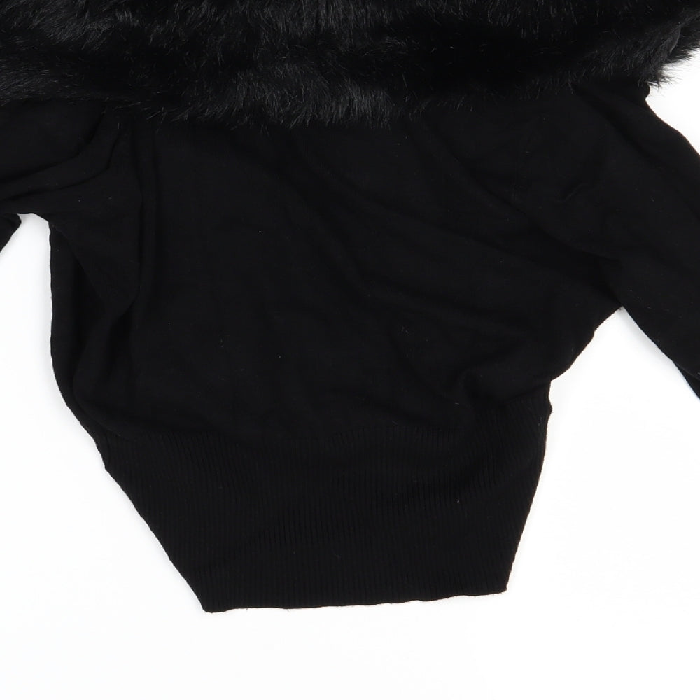 Jane Norman Womens Black   Cardigan Jumper Size 12
