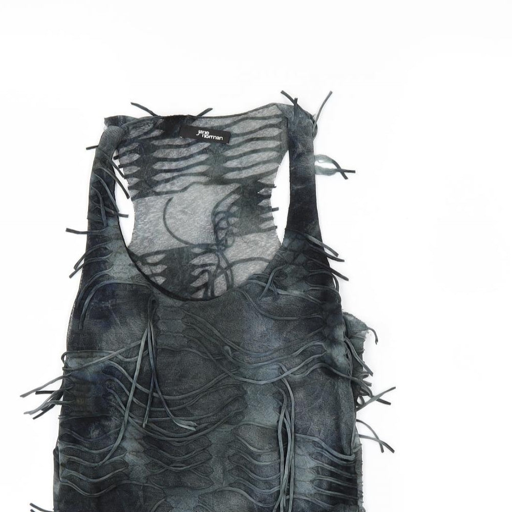 Jane Norman Womens Grey   Basic Tank Size M
