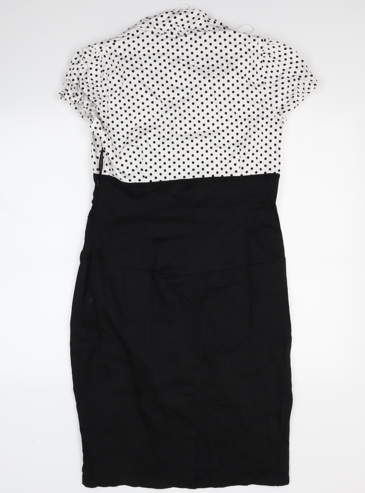 Joe Browns Womens White Polka Dot  Shirt Dress  Size 14