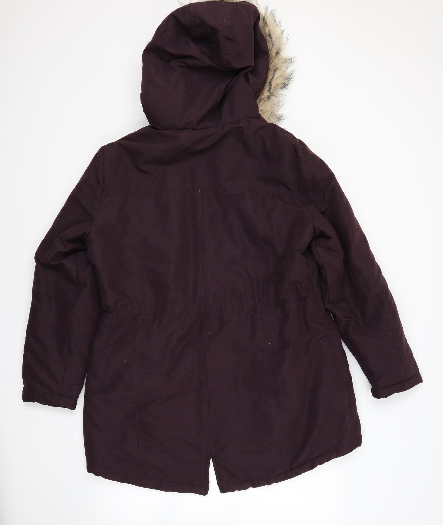 Classic Womens Red   Parka Coat Size 18
